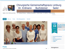 Tablet Screenshot of chirurgische-praxis.net